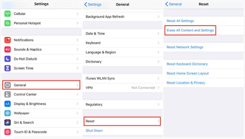 reset ipod touch with no itunes