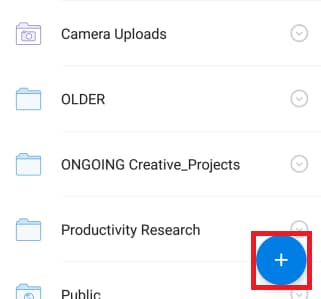 add files from dropbox