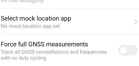 Select mock location app