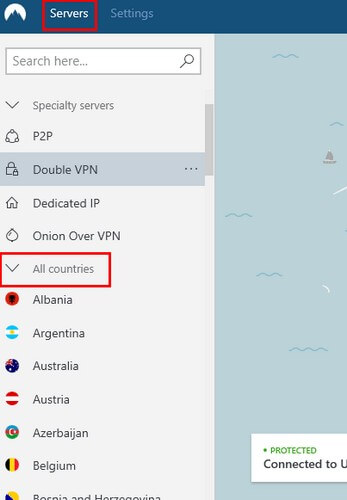 VPN’s settings