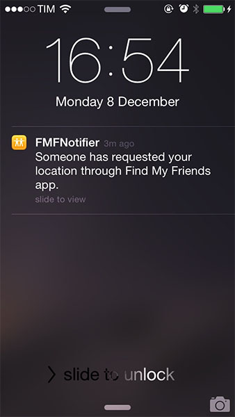 FMFNotifier notification