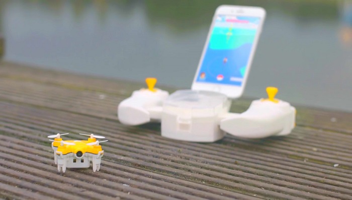 Play Pokemon Go with a drone