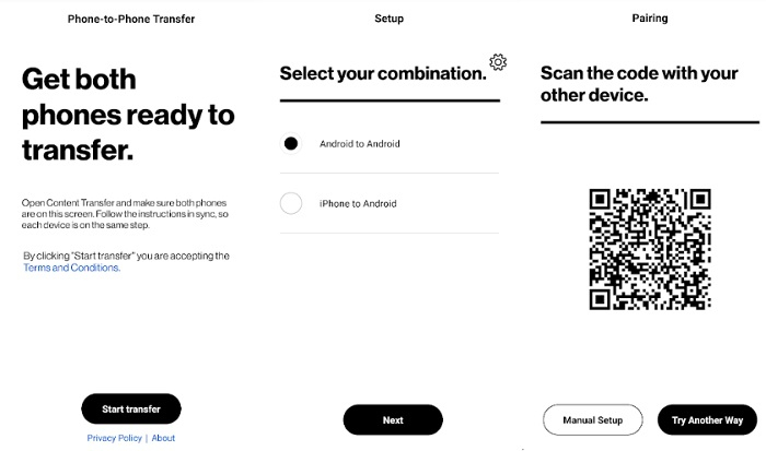 transfer data from pixel to samsung S20 2