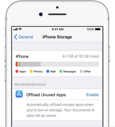 free space for ios downgrade