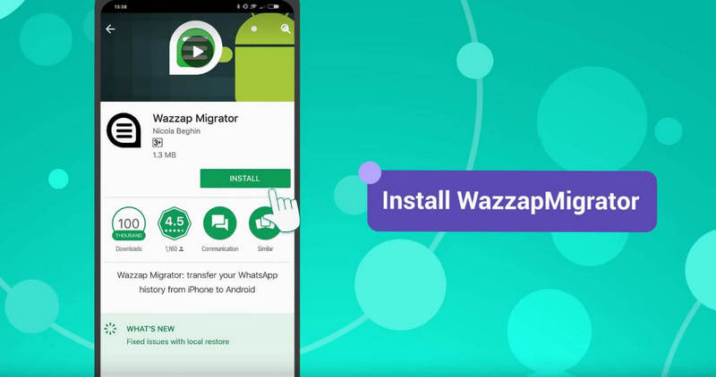 uninstall and install wazzap migrator lite