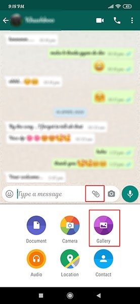 send a gif on whatsapp on android 1