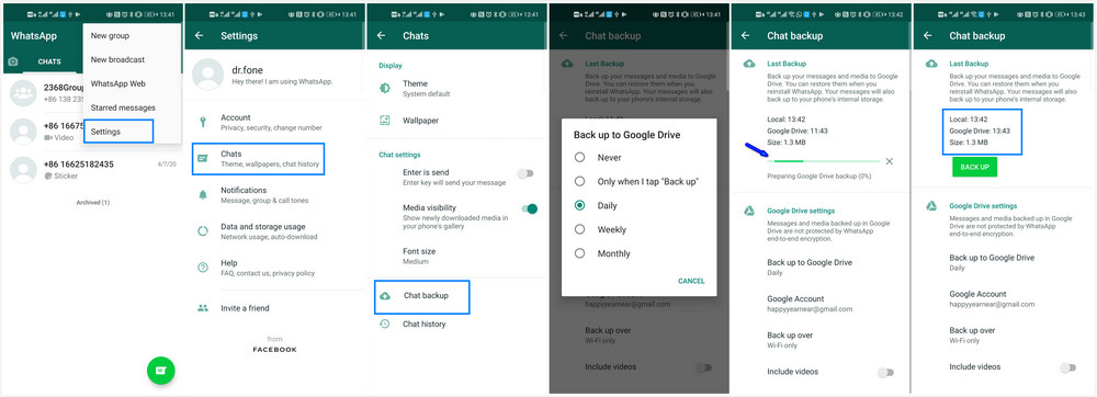 transfer whatsapp backup to google drive