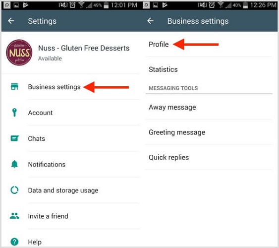 create whatsapp business accounts