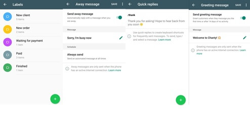 WhatsApp business messaging tool