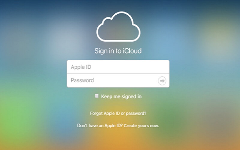 Transfer using iCloud