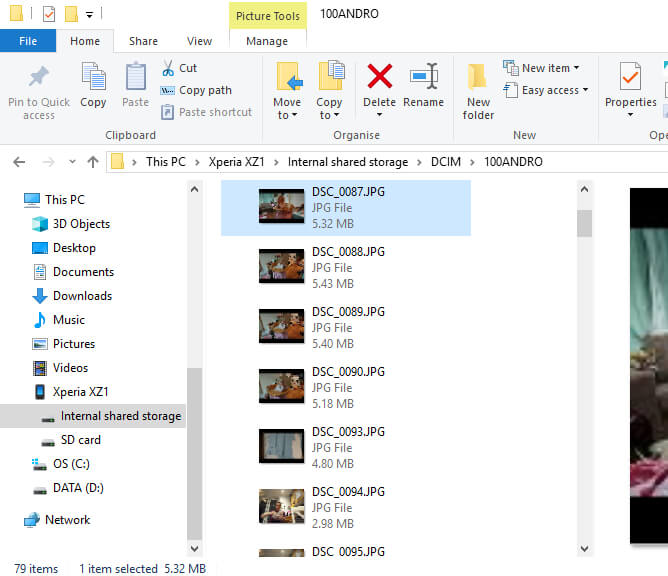 check through file explorer to find your files