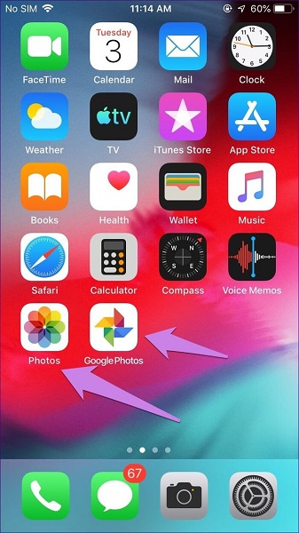 How to transfer photos from iPhone to Google photos 1