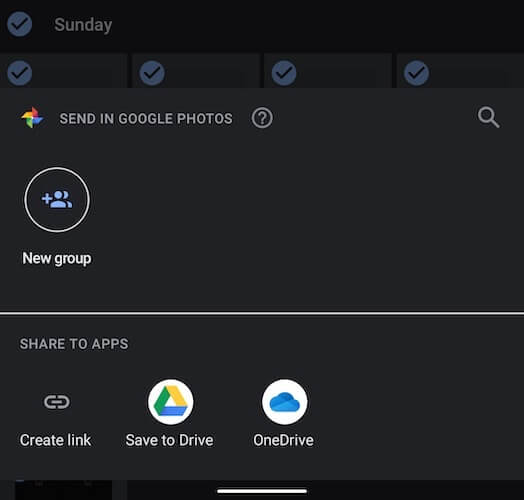 Share to OneDrive Option