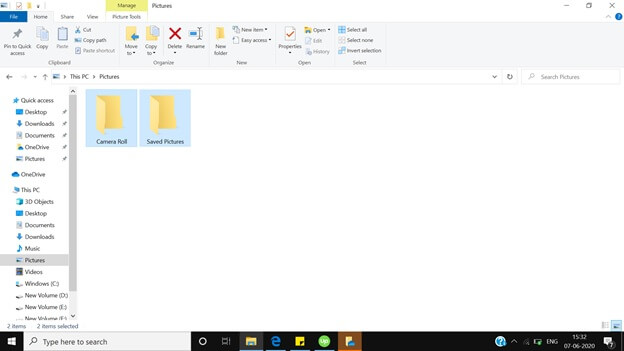 Window explorer folder