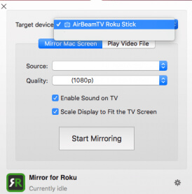 mirror mac to roku 5