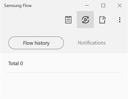 open samsung flow