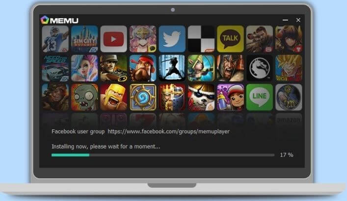install the memu player on your pc