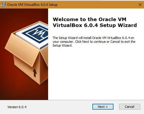 install virtual box
