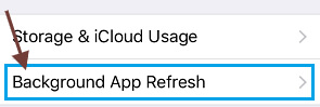Figure 16 click on background app refresh