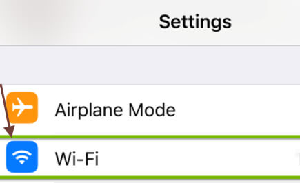 Figure 3 WI-FI status