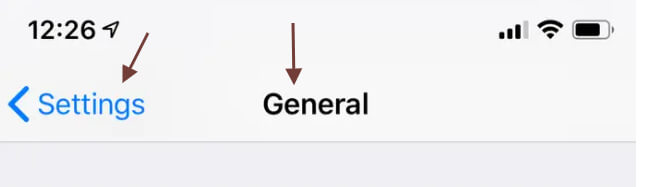 Figure 11 select general settings