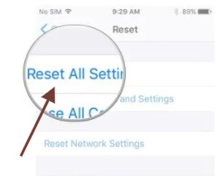 Figure 15 reset all settings