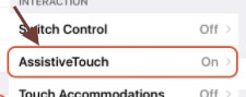 Figure 13 click on assistive touch
