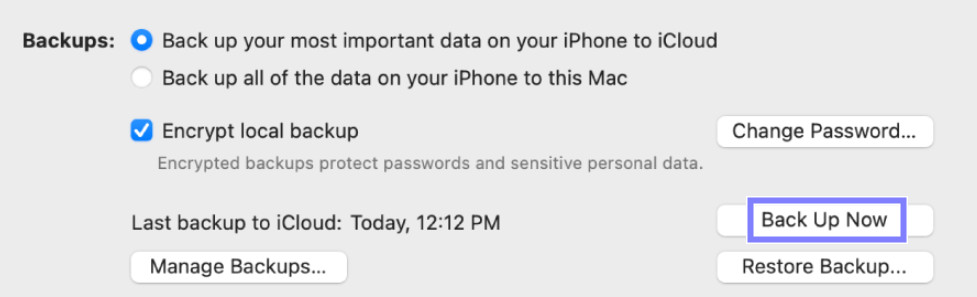 backup iphone to Mac-3