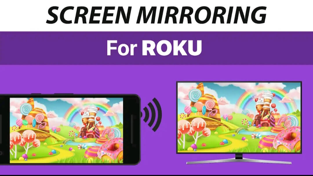 screen mirroring for roku app