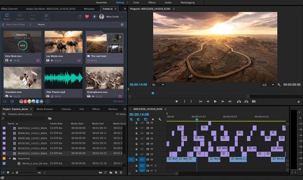 edit your video in adobe premiere pro