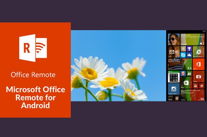 control powerpoint from android with Microsoft's office remote