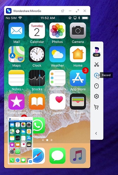 screen record on iphone xs 9