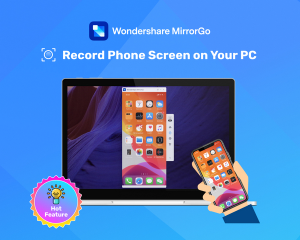record phone screen with mirrorgo