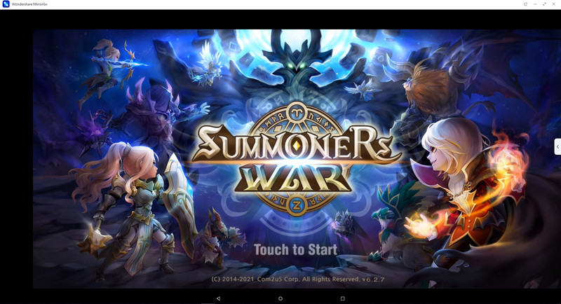 play Summoners War on pc using mirrorgo