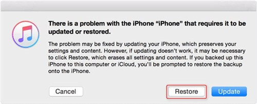 restore iphone successfully from itunes