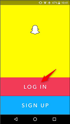 Snapchat-login