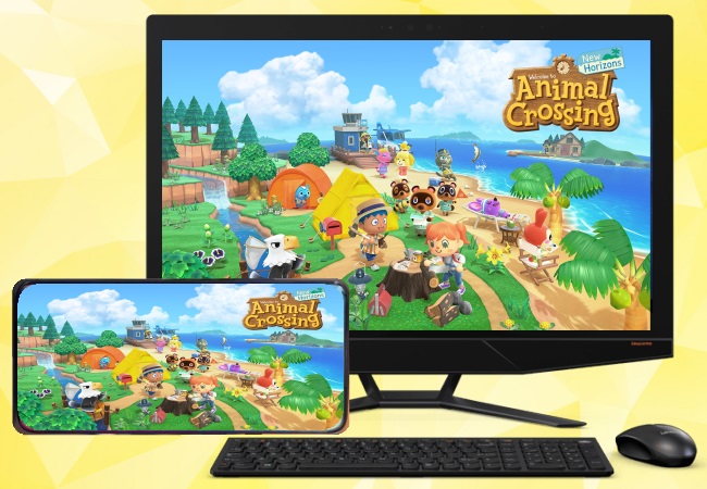 playing animal crossing on pc via miracast