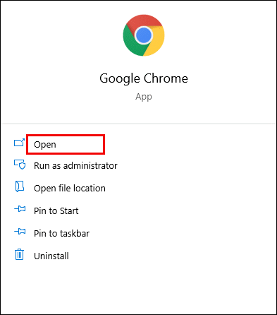 Google Chrome browse