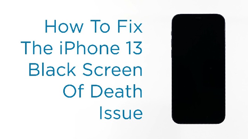 iphone 13 black screen