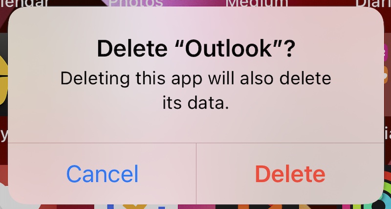 deleting apps 3
