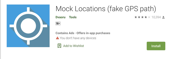 mock locations fake gps app