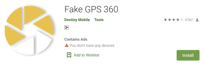 fake gps 360 app
