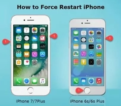force restart iphone 7/6