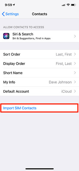 transfer contacts to iphone 13 10