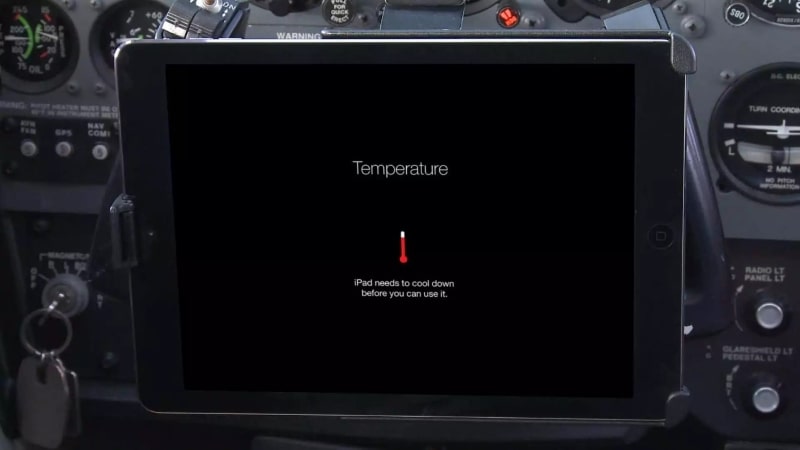 use ipad in appropriate temperature