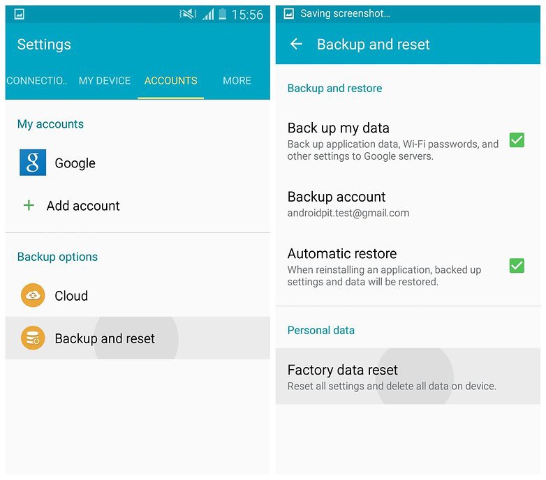  Deleting Google Account from Samsung from the Phone Settings App