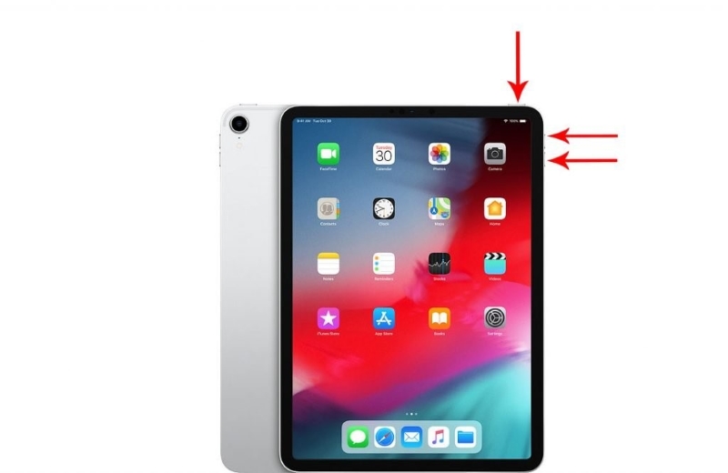 force restart ipad without home button