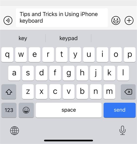 iPhone keyboard problems