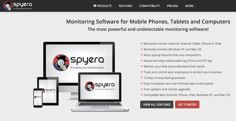 spyera spy phone app