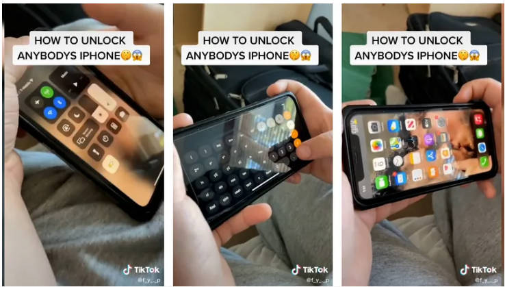 unlock iphone without passcode tiktok method